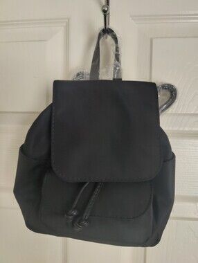 canvas leather backpack purse Willa Canvas Backpack